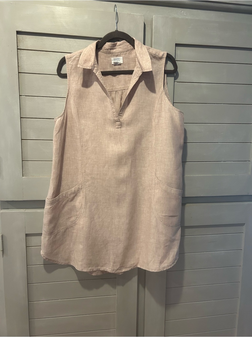 Sigrid Olsen Sleeveless Tunic.  31” length